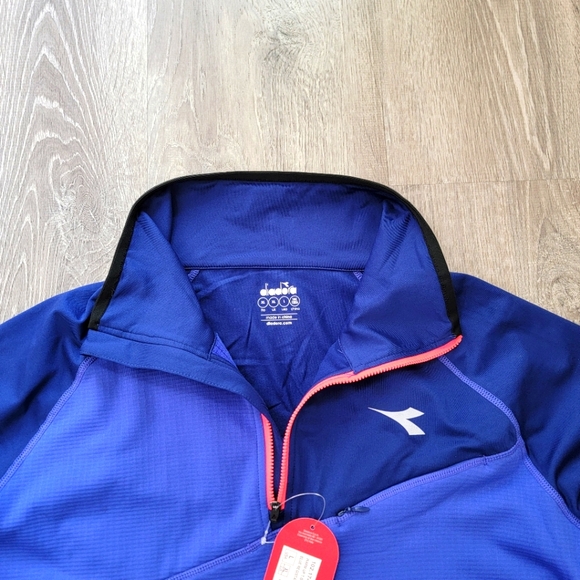 BRAND NEW Diadora Warm Up Winter Shirt Men's Size Large - Picture 8 of 10